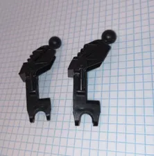 2 Lego 60899 Bionicle Leg Av Matoran Black Leg w/ ball joint In Real Life pics