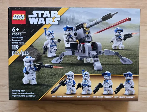 LEGO Star Wars: 501st Clone Troopers Battle Pack (75345) New Sealed