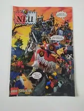 Rare Advertising Flyer Advertising Sheet Lego Castle Knights 6090 6078 6082 6036 1995
