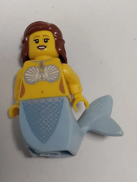 LEGO: "Mermaid" Minifigure  Collectible Minifigures Series 9 brown hair #36