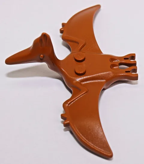 Vintage LEGO Pteranodon Dinosaur Minifigure Dark Orange from set 5912 5987 5935