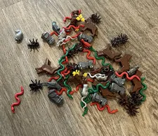 LEGO Bulk Lot Snakes & Spiders Animal Accessories Multicolor Plastic Pieces