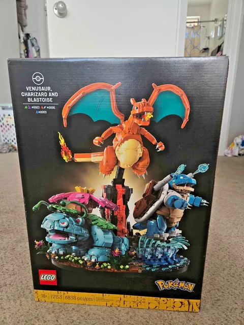 LEGO Pokémon 72153 Venusaur, Charizard & Blastoise | New Factory Sealed | 6,838