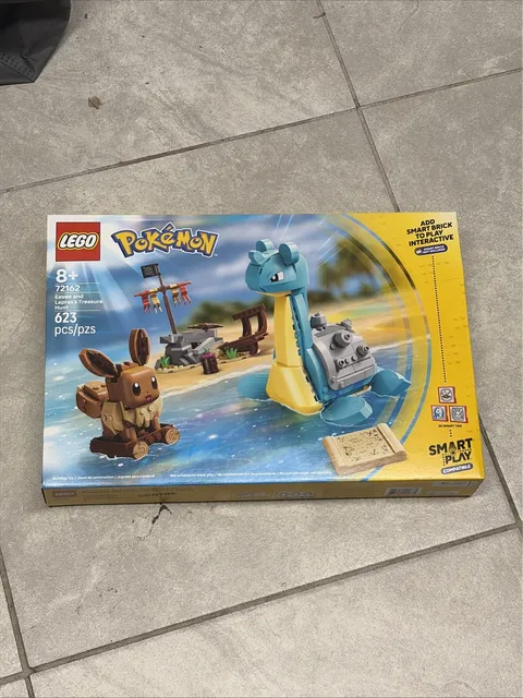 Lego Pokemon Smart Play Set 72162 Eevee and Lapras's Treasure Hunt NEW SEALED