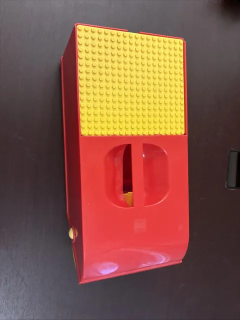 LEGO Brick Vacuum Roller Pickup Scooper Yellow Red, 1991 Model