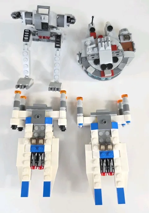 LEGO Star Wars Microfighters Ship Lot No Minifigures U-Wing Millennium Falcon