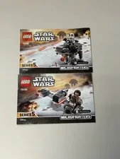 Lego Star Wars  Ski Speeder vs. First Order Walker Microfighters Manual Only