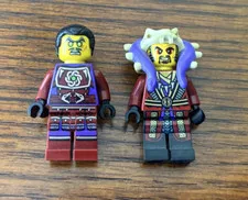 Lego Ninjago lot Master Chen and Clouse minifigures