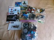 Random Lego Lot Minecraft Shadow The Hedgehog Star Wars City W Manuals