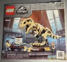 LEGO Jurassic World 76940 T-Rex Bones Instructions Manual ONLY
