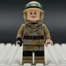 LEGO Luke Skywalker Minifigure Dark Tan Endor Outfit Star Wars 75353 sw1266
