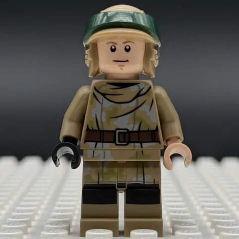 LEGO Luke Skywalker Minifigure Dark Tan Endor Outfit Star Wars 75353 sw1266