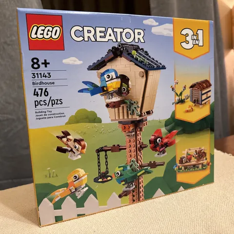 LEGO Creator 3 in 1 Birdhouse 31143 Sealed Retired Birds Beehive Bench
