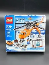 LEGO CITY 60034 ARCTIC HELICRANE, BRAND NEW AND SEALED, RARE, RETIRED SET