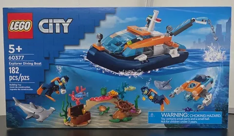 LEGO City Explorer Diving Boat 60377 BRAND NEW UNOPENED
