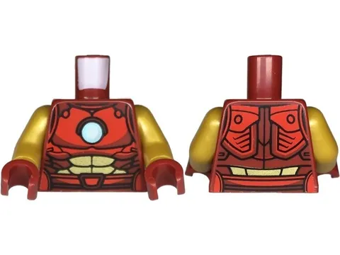 LEGO Marvel Super Heroes Minifigure Torso Upper Body Iron Man 76310 #A134