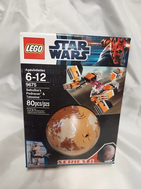 LEGO Star Wars: Sebulba's Podracer & Tatooine 9675 New Sealed Box