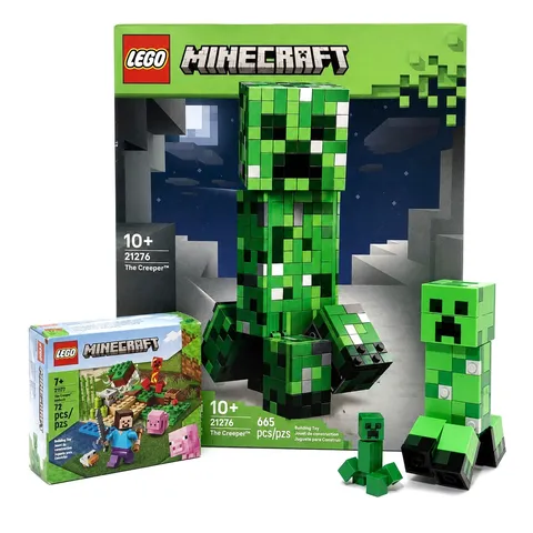 Lego Minecraft Creeper Collection 2 Brand New Sets w/ BigFig & Minifigure
