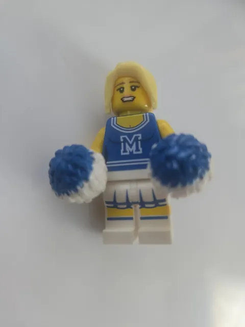 LEGO Original CMF Collectible Minifigure Series 1 8683 CHEERLEADER BLUE M