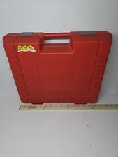 Vtg 80s Red Lego Storage Box Carrying Case