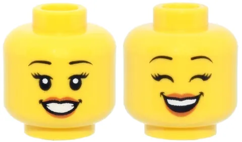 NEW LEGO Mom Head Smiling Happy Laughing GOOD MAMA Grandma Teacher Aunt Grams