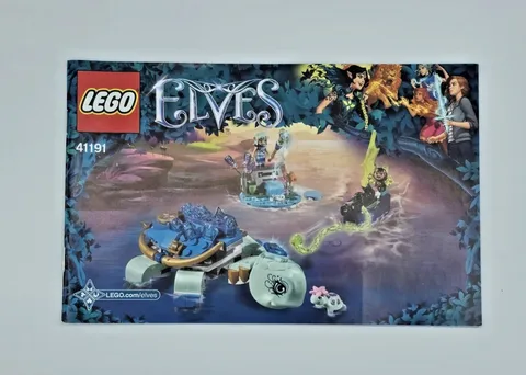 Lego 41191 Elves Naida Water Turtle Ambush Instructions Manual Only 2018 Retired