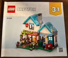 Lego Creator Cozy House 31139 Manual Instruction - Book #1