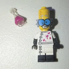 LEGO Monster Scientist Minifigure w/ Blue Glasses, Series 14 Pre-Used