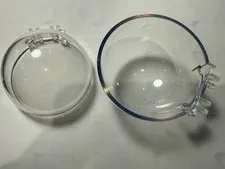 LEGO- NEW-#95198- TRANS CLEAR-WINDSCREEN/DOME-8 X 8 X 3 CANOPY TOP-1 PIECE