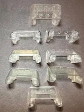 Lego Lot of 8 clear windscreens, 2 different styles