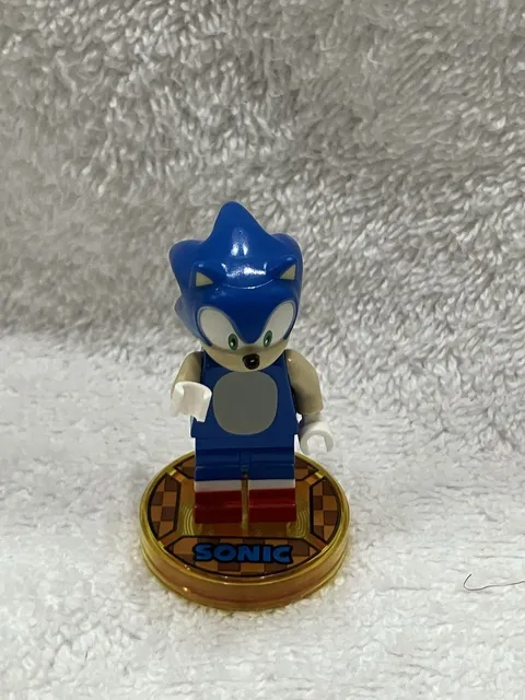LEGO Dimensions Sonic The Hedgehog Minifigure W/  Tag