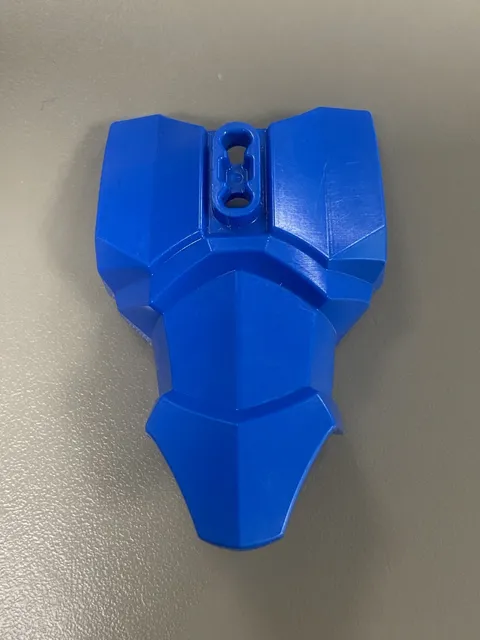 LEGO Blue Large Figure Torso Armor with 2 Chest Holes Ref 90652 Set 4526