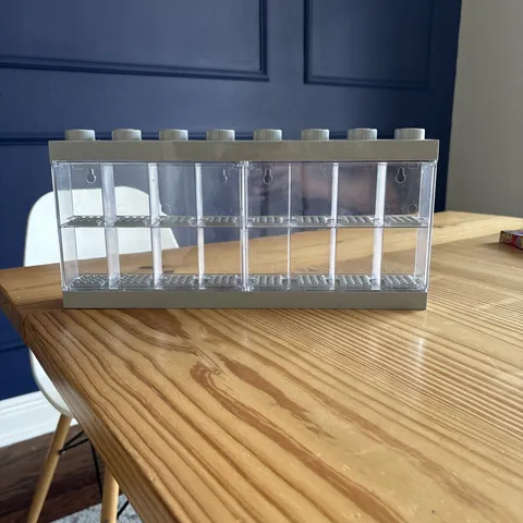 LEGO Storage Products Minifigure Display Case 16 Medium Stone Grey