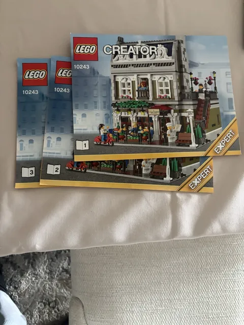 LEGO 10243 Parisian Restaurant Creator Instruction Manuals only