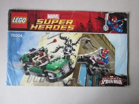 Lego Building Instructions Instruction Superheroes 76004