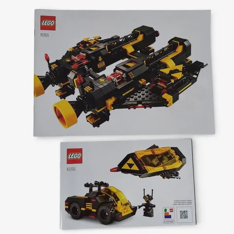 Lego 10355 Icons Blacktron Renegade Replacement Instruction Manual Only