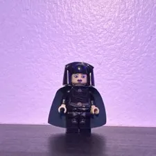 LEGO Star Wars Minifigure Black Outfit with Dark Cape and Hood