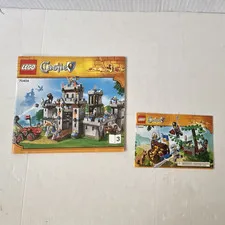 LEGO Castle 70404 King's Castle 70400 Forest Ambush Instruction Manuals