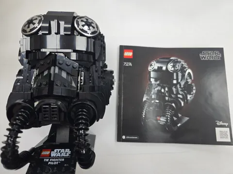 LEGO Star Wars: Tie Fighter Pilot Helmet (75274) - Complete - Built W/ Manual