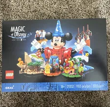 LEGO Ideas Disney Magic of Disney 21352 1103pc 18+ Mickey Mouse Limited