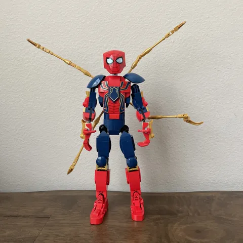 LEGO Marvel 76298 Iron Spider-Man Figure 100% Complete No Box