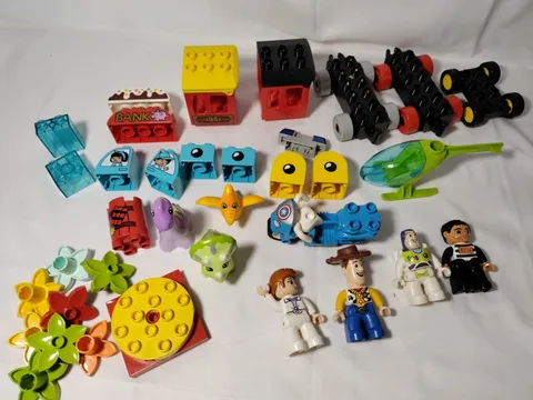 LEGO Duplo Lot Toy Story Jurassic Park Mixed Figures Cars and Bricks Lot 4lbs