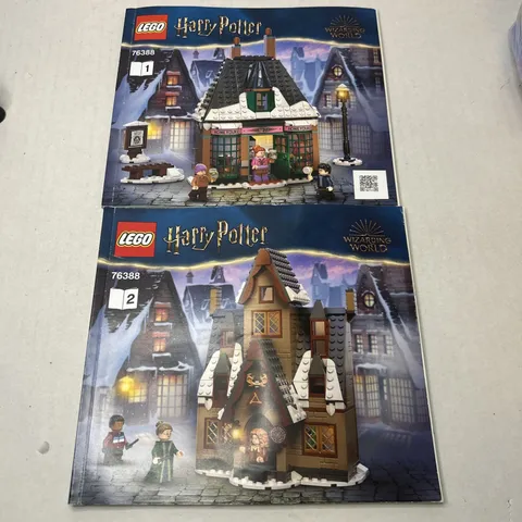 Lego Harry Potter Hogsmeade Village Visit Instructions 76388 Book 1 and Book 2