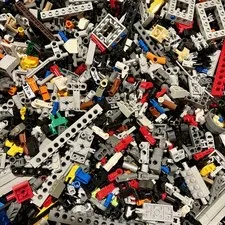 Lego Technic 500+ Bulk Lot Pins Axles Liftarms Connectors 1 Lb Pound