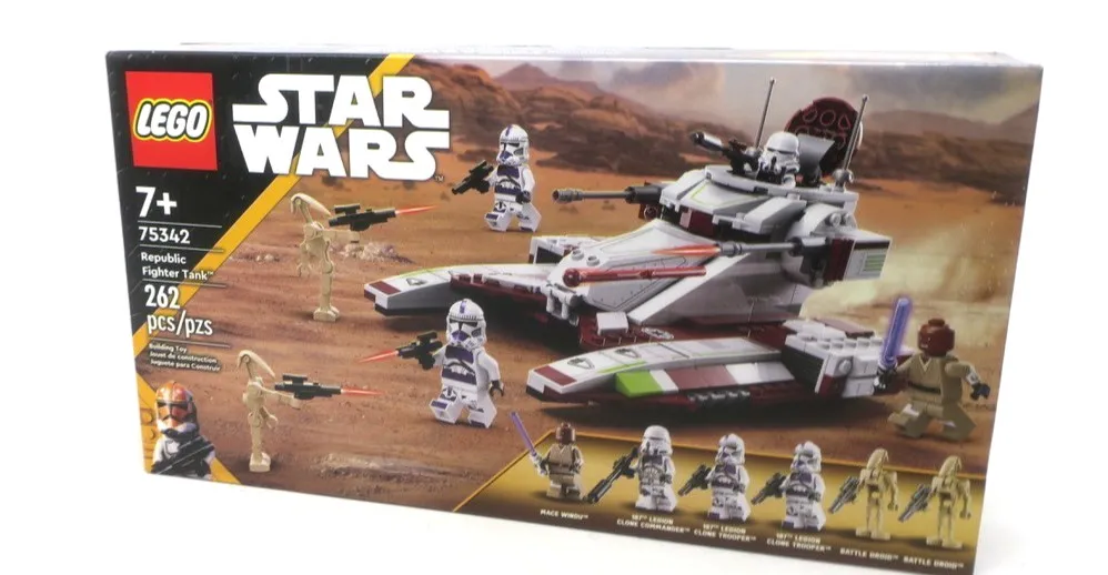 LEGO Star Wars 75342 Republic Fighter Tank Building Set 262 Pcs New