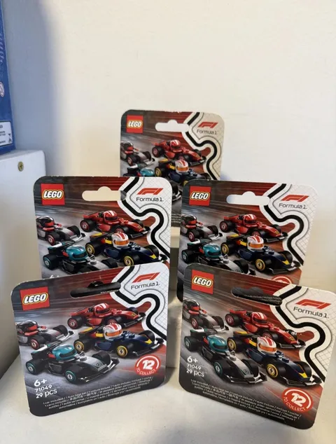 LEGO Formula F1 Race Car Series 71049 Minifigures Lot of 5! New! Sealed