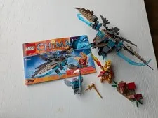 LEGO Legends of Chima: Vardy's Ice Vulture Glider (70141) 100% Complete w Manual