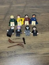 LEGO Harry Potter Minifigure Lot Of 8 Harry Malfoy Cedric Voldemort Myrtle Etc