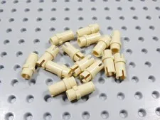 LEGO Lot of 15 Tan Technic Half Pins BD
