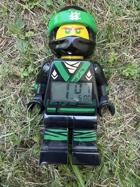 LEGO Ninjago Masters of Spinjitzu Lloyd 9" Figure Digital Alarm Clock Tested